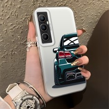 HONTINGA Realme C65 4g ile Uyumlu Kılıfı Silikon Kenar Sert Arka Düşüme Önleyici Basitlik Anti Düşme Kamera Korumali Bmw Desen Telefon Kılıfı Kadın ve Erkek Için Uygundur K1-0608