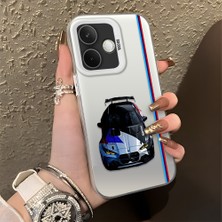 HONTINGA Oppo A5 Pro 5g ile Uyumlu Kılıfı Silikon Kenar Sert Arka Düşüme Önleyici Basitlik Anti Düşme Kamera Korumali Bmw Desen Telefon Kılıfı Kadın ve Erkek Için Uygundur K1-0606