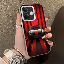 HONTINGA Oppo A5 Pro 5g ile Uyumlu Kılıfı Silikon Kenar Sert Arka Düşüme Önleyici Basitlik Anti Düşme Kamera Korumali Spor Araba Desen Telefon Kılıfı Kadın ve Erkek Için Uygundur K1-0612