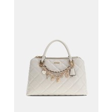 Guess Libby Kadın El Çantası GG991206 Sentetik Kumaş Logolu Tasarım Altın Donanım 34x10x20 cm