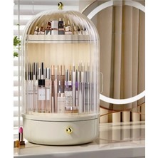 Özgürce Çok Katlı Döner Makyaj Organizeri, Pratik ve Şık Saklama Çözümü