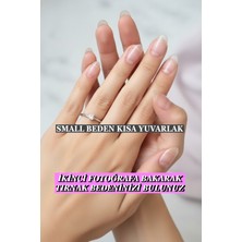 Kısa Yuvarlak Small 100 Adet Jel Tips Takma Tırnak Easy Beauty