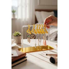 Özgürce Şık Altın Renk Takı Organizeri ve Standı, Düzenli Saklama Için Ideal