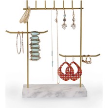 Özgürce Şık Beyaz Tasarımlı Takı Düzeni, Zarif ve Kullanışlı Aksesuar Organizer