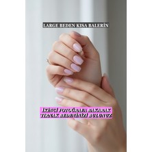 Kısa Balerin Large 100 Adet Jel Tips Takma Tırnak Easy Beauty