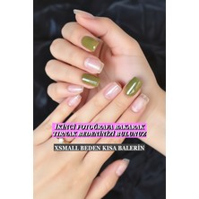 Kısa Balerin XSmall 100 Adet Jel Tips Takma Tırnak Easy Beauty