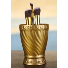 Özgürce Altın Eskitme Renkli Makyaj Düzenleyici ve Fırça Organizeri