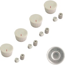 Süppürge Dominox Ile Uyumlu Düğme 4 Lü Takımı Ankastre Set Üstü Ocak Düğmesi