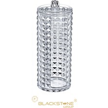 Özgürce Şeffaf Kapaklı Disk Pamukluk Organizeri, Pratik Makyaj Malzemesi Kutusu