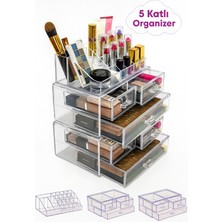 Özgürce Çok Katlı Akrilik Makyaj ve Takı Saklama Organizeri, 6 Çekmeceli