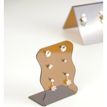 Özgürce Brown Pleksi Küpelik Organizer, Vitrin ve Teşhir Standı