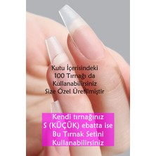 Orta Küt Small 100 Adet Jel Tips Takma Tırnak Easy Beauty