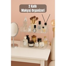 Özgürce Çok Amaçlı 2 Katlı Makyaj ve Takı Organizeri