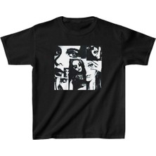 Glam Love Baskılı T-Shirt - Siyah -