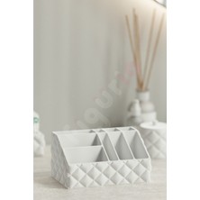 Özgürce Kapitone Dokulu Organizer, Makyaj ve Bakım Ürünleri Için Şık Düzenleyici