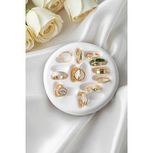 Özgürce El Yapımı Beton Takı Düzenleyici, Yüzük ve Küpe Standı, Minimal Organizer