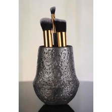 Özgürce Şık Gümüş Eskitme Makyaj Düzenleyici ve Fırça Organizeri