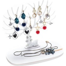 Özgürce Beyaz Geyik Temalı Takı Düzenleyici, Şık ve Fonksiyonel Tasarım