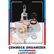 Özgürce Elmas Desenli Büyük Boy Sert Mika Çekmece Organizer, Pratik Düzenleme