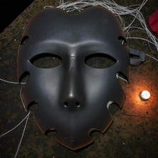 Kuzey Oyuncak Vıp Yüksek Kalite Squid Game Waiter Maskesi Cadılar Bayramı Korku Maskesi Halloween Mask Siyah Maske