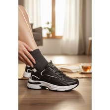 Enoch Kadın Ortopedik Destekleyici Katmanlı Bağcıklı Spor Ayakkabı