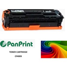PanPrint Hp Color Laserjet Pro M252DW Siyah Muadil Toneri (CF400X)
