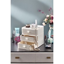 Özgürce Çok Katlı Çok Amaçlı Çekmece Düzenleyici, Makyaj ve Takı Organizeri