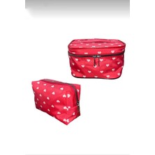 Özgürce Pratik 2'li Çok Fonksiyonlu Seyahat Makyaj Çanta Seti