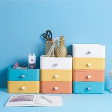 Özgürce Renkli 9’lu Takı ve Kozmetik Düzenleyici, Masa ve Çekmece Organizeri