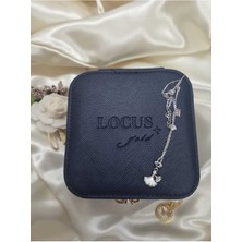 Özgürce Şık Gold Premium Suni Deri Seyahat Takı ve Mücevher Organizeri