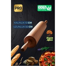 Ülgenev 50 cm Ahşap Kayın Ağacı Sanayi Restoran Tipi Merdane