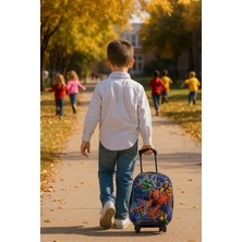 Newfull Erkek Portatif Çekçekli Örümcek Ilkokul Sırt Çantası