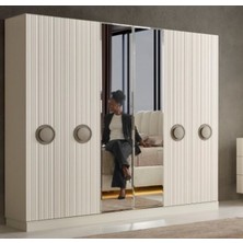 Aydınev Segovia Mdf 6 Kapılı Dolap