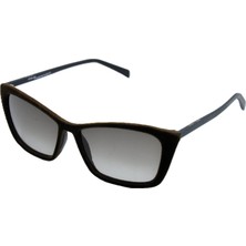 Italia Independent Italıa Independent 0034 13 044 Brwn Velvet Kadife Kahverengi Kare Kahverengı Unısex Güneş Gözlüğü