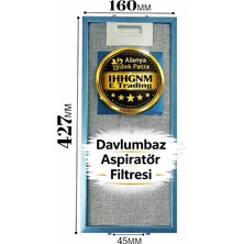 Hgnm E-Trading 427X160 mm Davlumbaz Yağ Filtresi – 42,7X16 cm Aspiratör Filtre Teli (1 Adet) – E23