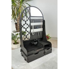 Özgürce Ayna ve 2 Çekmeceli Çok Amaçlı Takı ve Kozmetik Düzenleyici