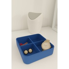 Özgürce Çok Bölmeli Masa Üstü Organizer, Üst Üste Yerleştirilebilir, Pratik ve Şık