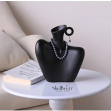 Özgürce Şık Vitrin Dekoru ve Takı Sergileme Vazo Manken, Zarif Tasarım