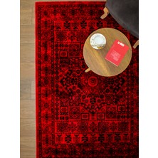 Pulcarpet Afgan Türkmen Otantik Desenli Dokuma Salon ve Oturma Odası Halısı