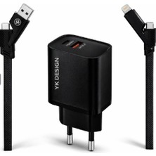 YK Desing Yk Desıng YK-SR92 Turbo Charger 5 In 1