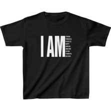 Glam Love Baskılı T-Shirt - Siyah -