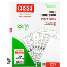 Cassa Delikli Poşet Dosya 100 Lü Paket 1000 Adet- 10 Paket