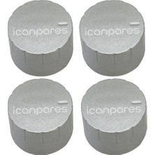 Süppürge Arçelik Ile Uyumlu Sto 812 Dge Set Üstü Ocak Düğmesi Silver