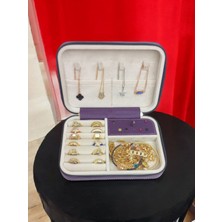 Özgürce Büyük Boy 14X21 Düzenleyici Takı Saklama Kutusu Seyahat Mücevher Çantası