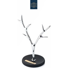 Özgürce Geyik Boynuzu Metal Takı Standı, Şık ve Kullanışlı Organizer