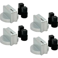 Süppürge Arçelik Ile Uyumlu Ocd T 651 Dwg Gazlı Ocak Düğmesi Takımı – 4’lü Inox