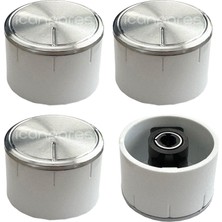 Süppürge Arçelik Ile Uyumlu Ankastre/set Üstü Ocak Düğmesi Beyaz