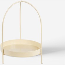 Özgürce Bej Metal Aksesuar ve Makyaj Organizer Çok Amaçlı Düzenleyici