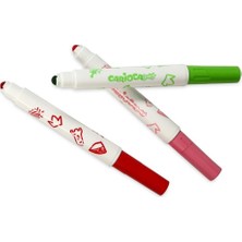 Popüler Sepet Keçeli Boya Kalemi 12'li