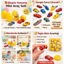 Sokohappy doğum günü ve etkinlikler için hediyelik Süpriz Yumurta Oyuncak Çeşitleri (10 Adet )